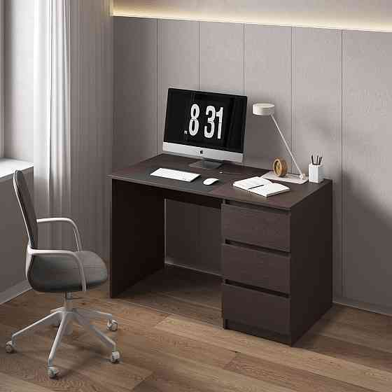 Компьютерный стол VAYS, письменный, современный, с тумбой cправа, 3 ящика з фасадами без ручек R-1 Львов