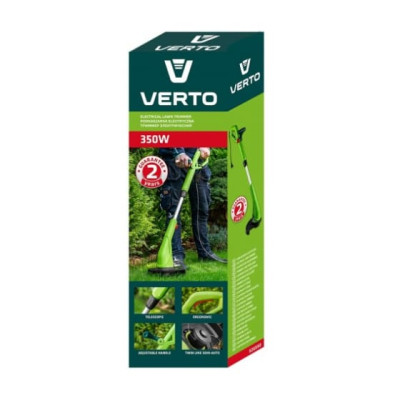 Тример садовий Verto електричний, 350 Вт, 25 см, 93 дБ, телескопічна ручка, 2.2 к (52G550) Вінниця - фото 9