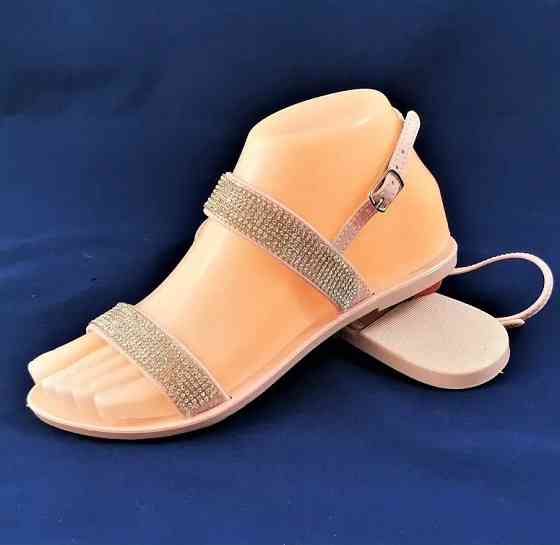 .Женские Сандалии Босоножки Бежевые Летние (размеры: 36,37,38) Днепр