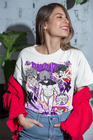 Футболка для хлопчика з аніме принтом Евіл Ейе Дандадан Евіл оверсайз (зріст від 165 до 180) Чорний AnimeJ0154m Дніпро