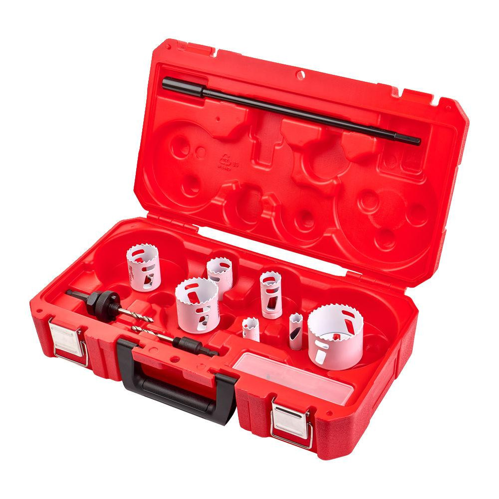 Набір коронок Bi-Metal HOLE DOZER™ MILWAUKEE, (діам.16/20/25/32/40/51/64мм) (12шт) Одеса - фото 1