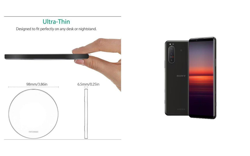 Бездротовий зарядний пристрій Copper до 30W для OnePlus Ace 5 Pro, USB-C, LED Київ - фото 3