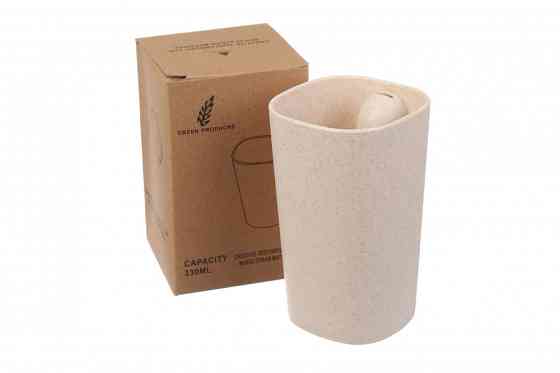 Еко стакан для зубної щітки 68-826, бежевий Винница