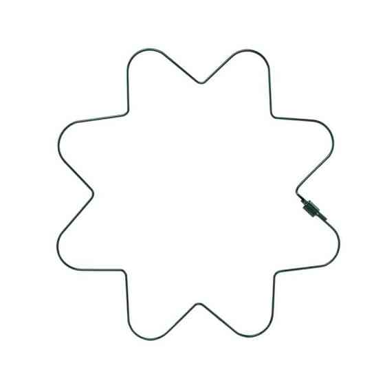 Волнистая скоба для растений, стальная, диаметр 30 см, TYRP5F30 Киев