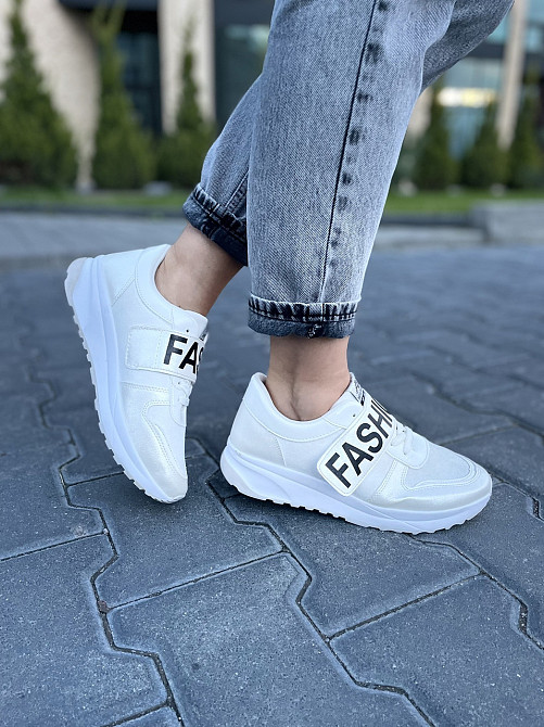 IDEAL Кросівки жіночі Ideal H10 білі (весна-осінь, еко-шкіра) (1528) лише 41р. Коломия - фото 1