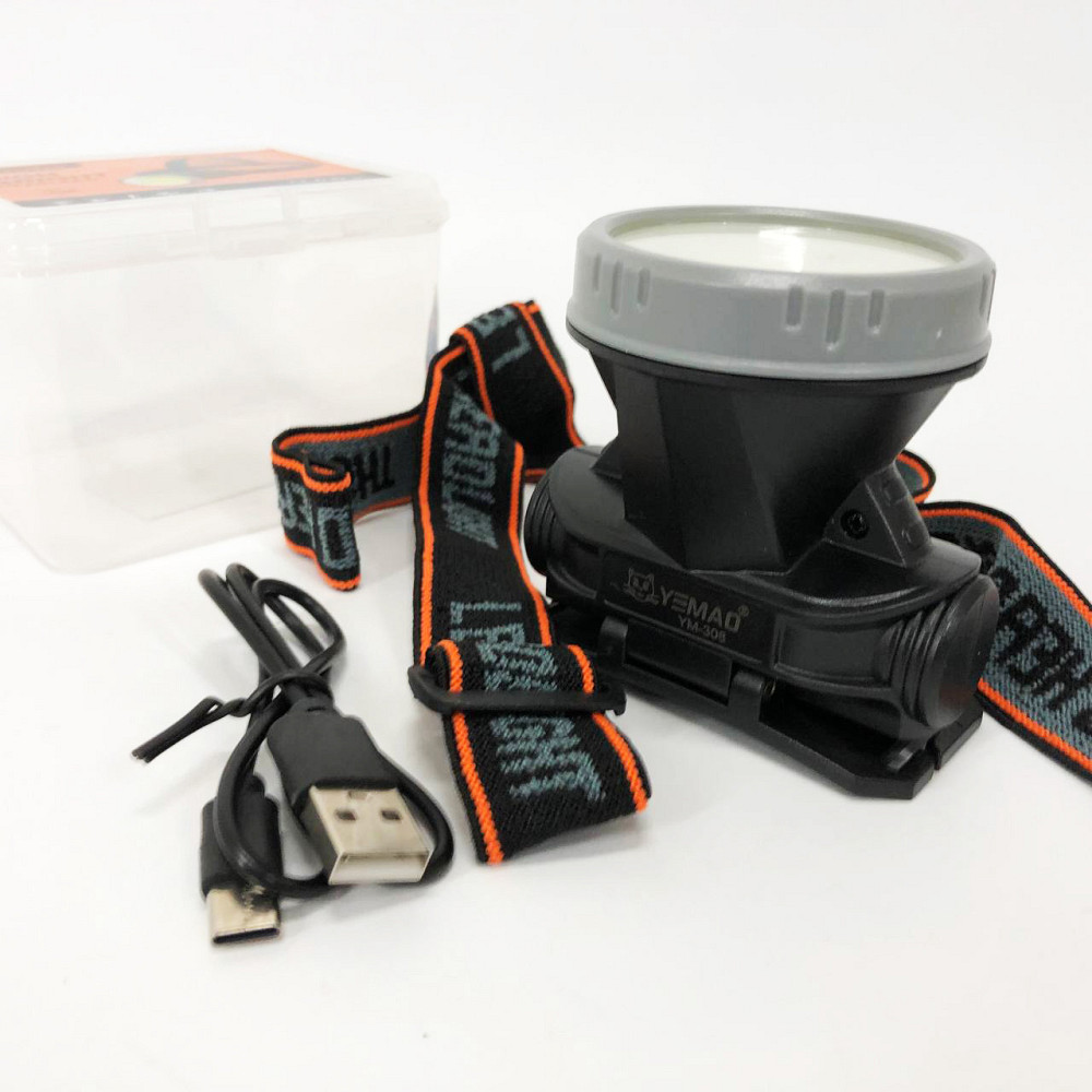 Налобный фонарь для автомеханика YM-308/208-COB(white+red), Фонарик налобный мощный UT-35 Львов - изображение 10