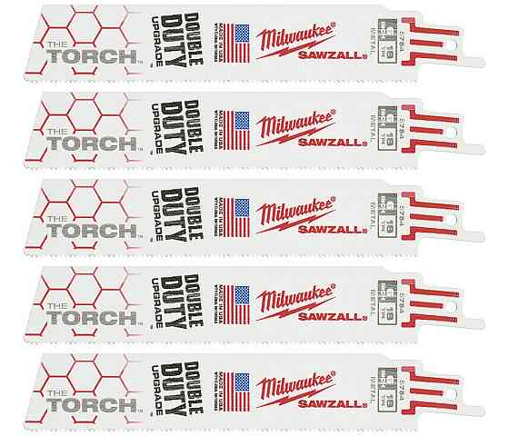 Полотно для шабельних пил TORCH MILWAUKEE, 150х1,4мм, (5шт), (метал) Одесса