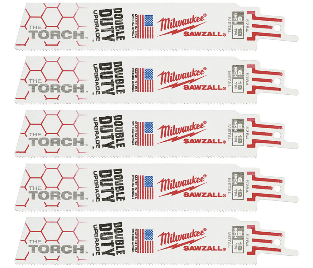 Полотно для шабельних пил TORCH MILWAUKEE, 150х1,4 мм, (5 шт.) Одеса - фото 1