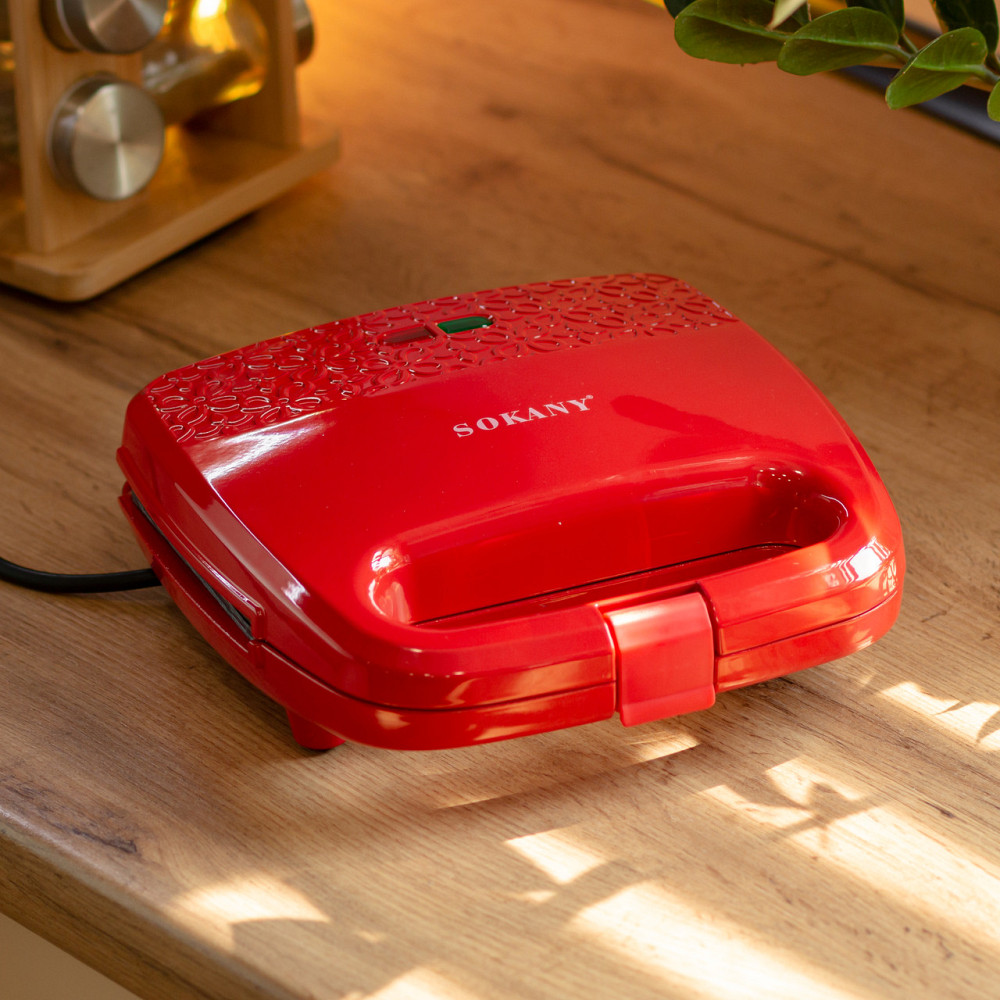 Сендвічниця - бутербродниця з антипригарним покриттям Sokany SK-08051 Коломия - фото 10