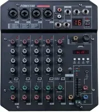 Микшерный пульт Fonestar MIX-6LIVE - 6-kanałowy mikser stereo z funkcją przesyłania strumieniowego na żywo Киев - изображение 1