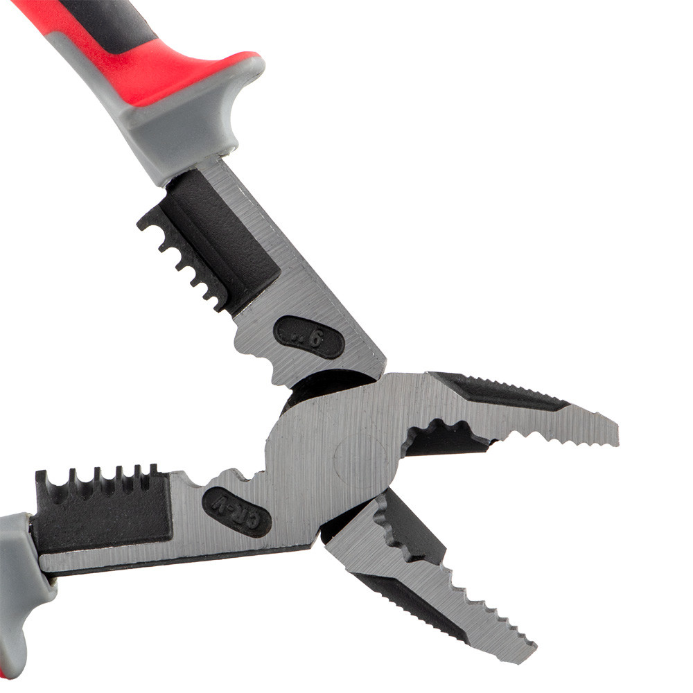 Ultra Плоскогубцы многофункциональные со съемником изоляции 225мм AWG 8, 10, 12, 14, 16 (1.28-3 Коломия - фото 5