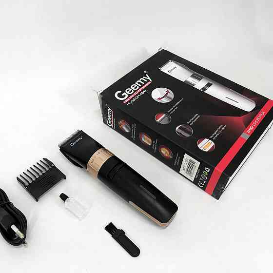 Тример для самостійної стрижки волосся Gemei, Машинка для стрижки волосся і потилиці NQ-59 Львів