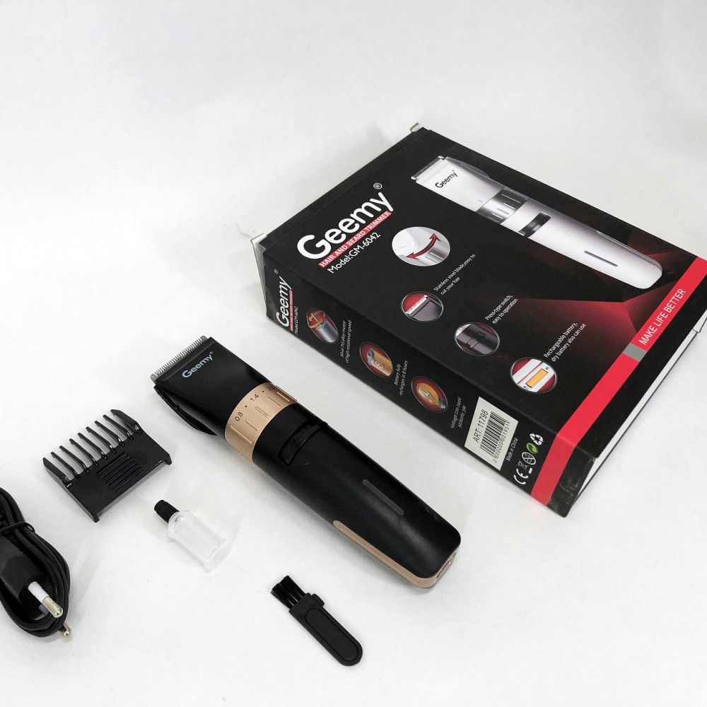 Тример для самостійної стрижки волосся Gemei, Машинка для стрижки волосся і потилиці NQ-59 Львів - фото 5