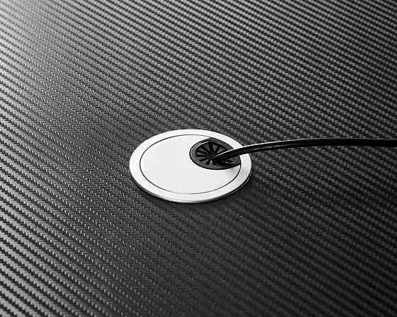 Стіл геймерський Стелс, чорний/карбон Київ