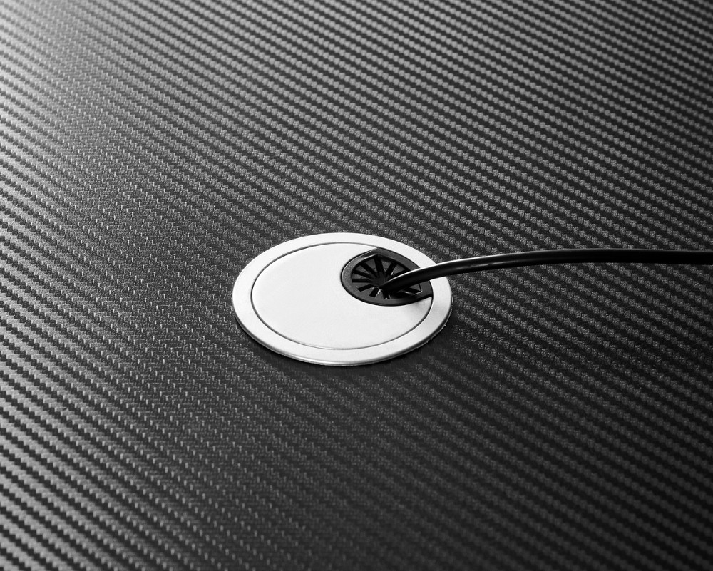 Стіл геймерський Стелс, чорний/карбон Київ - фото 1