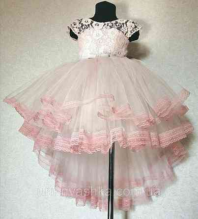 Пышные нарядные удлиненные платья Шейли на рост 104-116 Кривой Рог