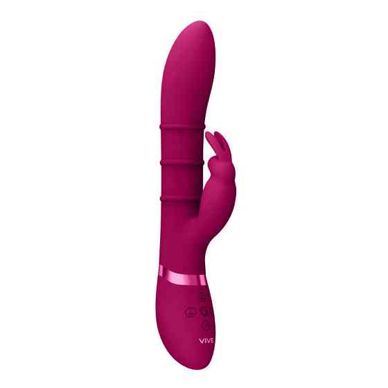 Вибратор-кролик Sora для точек G, U и клитора розовый Vive (Нидерланды) Sex Aura Киев