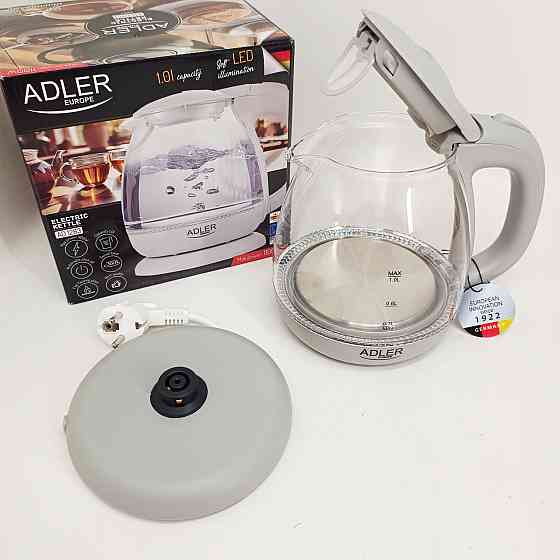 Тихий электрический чайник, Мощный электрический чайник для дома, Электрочайник с защитой OP-32 Львов