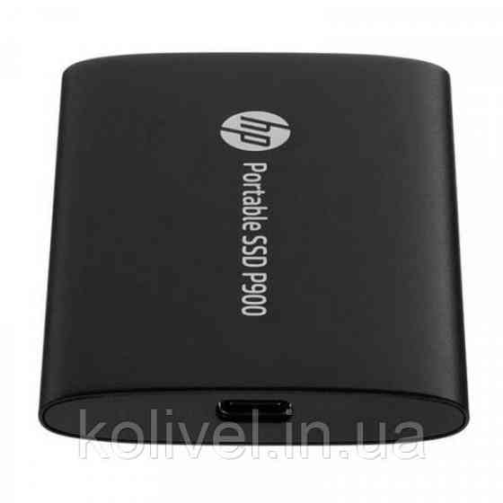 SSD external, USB 3.1 Gen2 Type-C 512Gb, HP P900, TLC, Black, чорний, Retail (7M690AA) Киев
