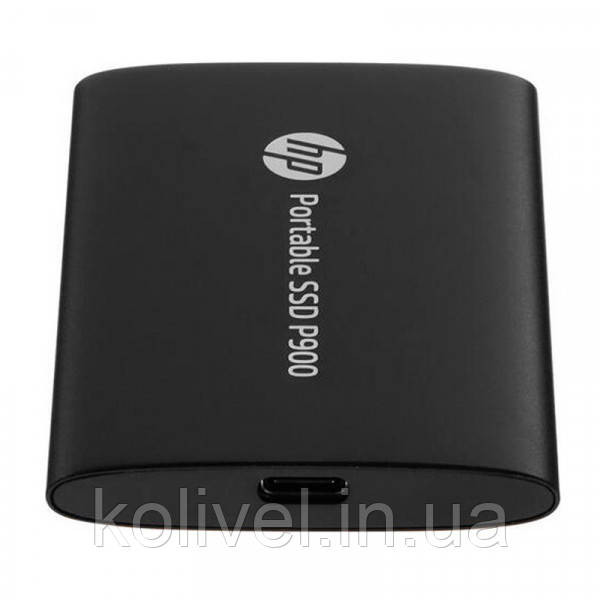 SSD external, USB 3.1 Gen2 Type-C 512Gb, HP P900, TLC, Black, чорний, Retail (7M690AA) Київ - фото 2