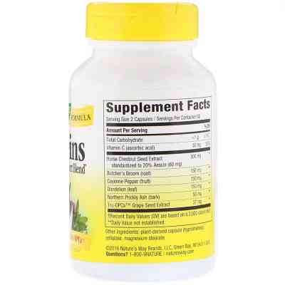 Трави Nature's Way Підтримка Вен, Leg Veins Support Blend, 120 капсул (NWY-15335) Вінниця