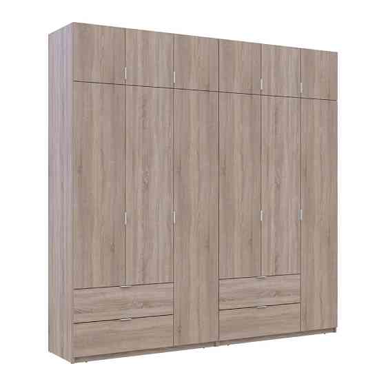 Шкаф для одежды Doros Лукас Дуб сонома 3+3 ДСП 240х50х240 DRS-011703 (42005107) Днепр