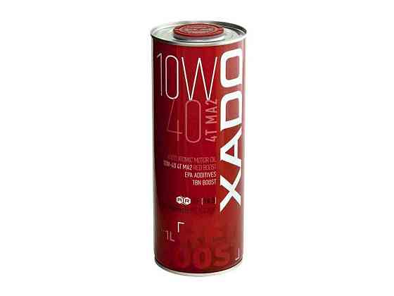 Масло для мототехники Atomic Oil 4T MA2 Red Boost (бляска) 10W-40 1л ТМ XADO Киев
