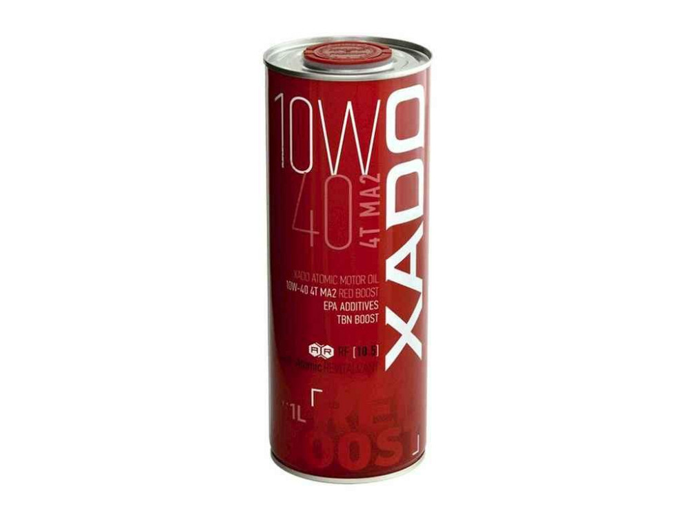 Масло для мототехники Atomic Oil 4T MA2 Red Boost (бляска) 10W-40 1л ТМ XADO Киев - изображение 1