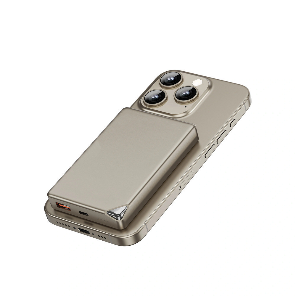 Павербанк 10000 mAh WIWU Wi-P020 ультратонкий сірий power bank повербанк Одеса - фото 8