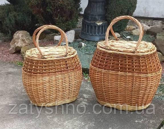 Корзина высокая плетеная для белья Киев - изображение 2
