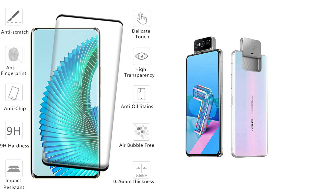 Захисне скло HyperGlass Pro для Asus ZenFone 7, Zenfone 7 Pro – максимальна чутливість та захист Київ - фото 2