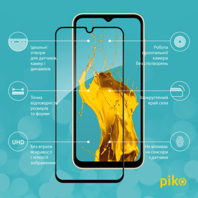 Скло захисне Piko Full Glue Samsung A14 (1283126559785) Вінниця - фото 3