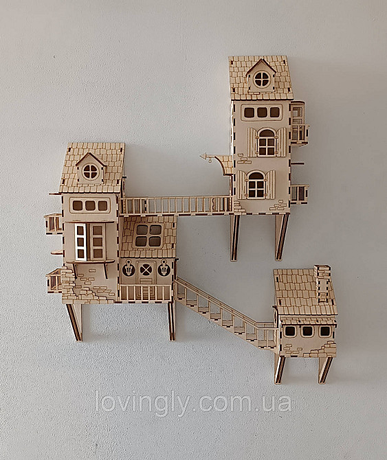 Настінна об'ємна композиція 65 см для декору приміщень. Ірпінь - фото 2