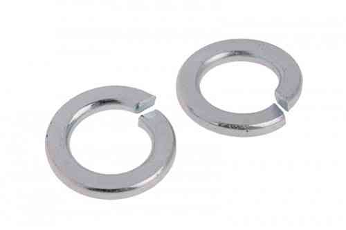 Шайба пружинна 8 мм DIN 127 цинк білий (пач 200 шт.) APRO Рівне