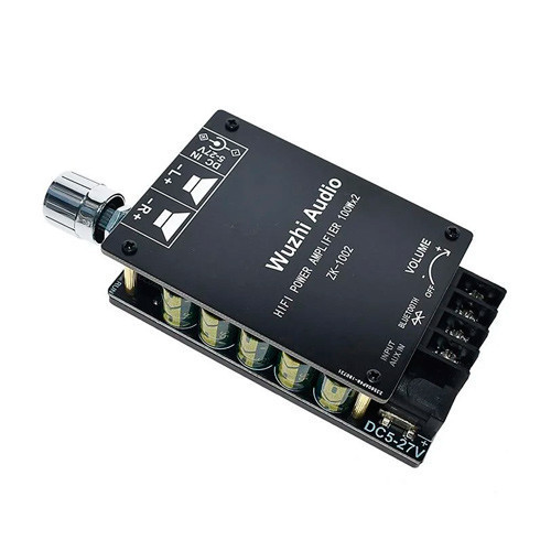 Аудио усилитель мощности звука HiFi 2x100Вт Bluetooth 5.0 TPA3116, ZK-1002 Киев - изображение 2