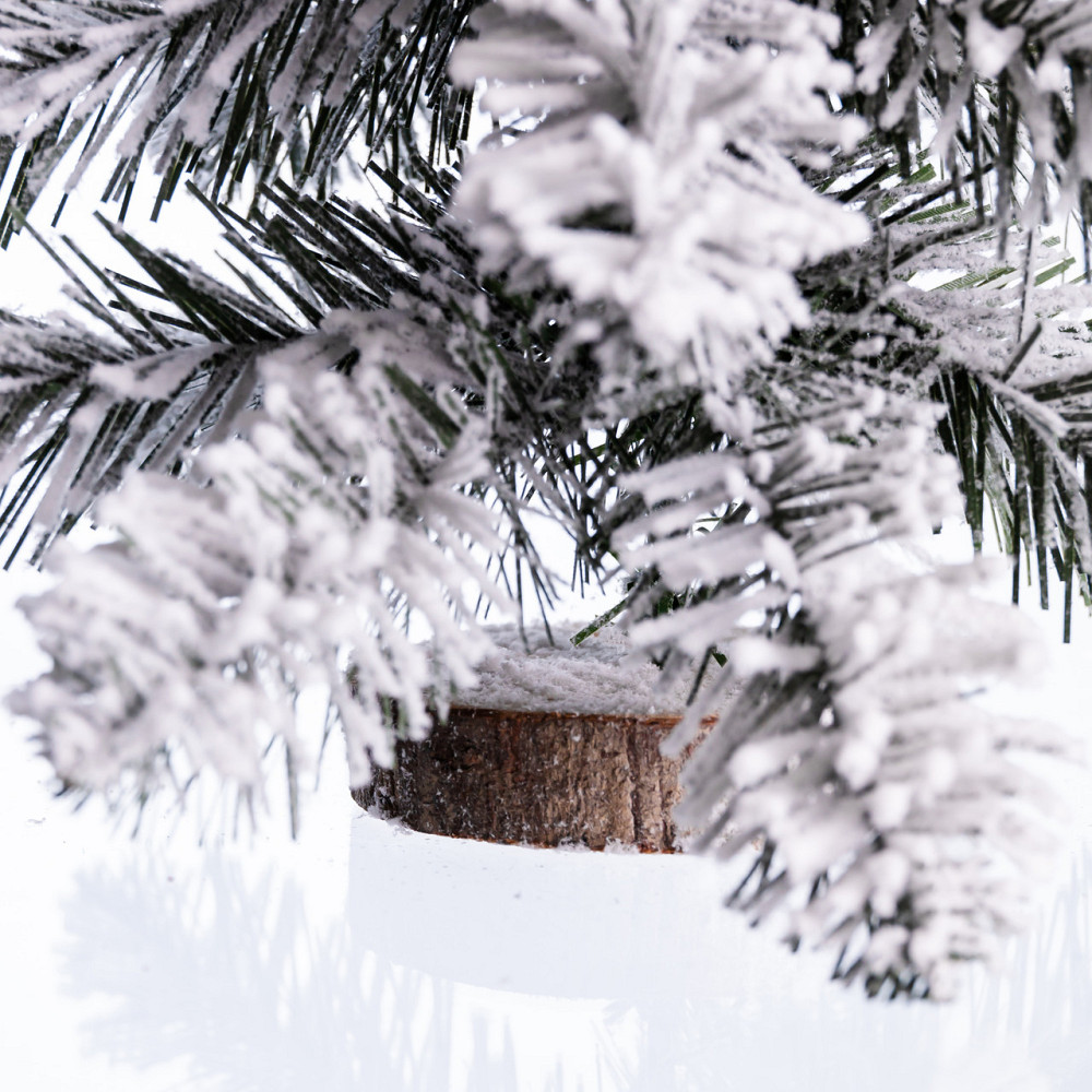 Lugi Штучна міні ялинка "Снігова королева" засніжена на пластиковій підставці 40 см SOK-M-05-1 Коломыя - изображение 8