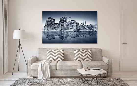 Картина холст в гостиную / спальню   Місто   MLP_151 60x100 см Киев