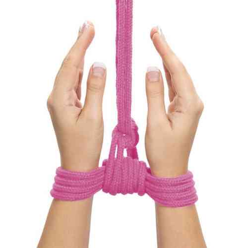 Мотузка - Fetish Bondage Rope Pink, 10 м Sex Aura Київ