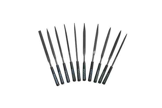 Набір надфілів різнопрофільних 10пр. (L-160мм, Ø4мм) ROCKFORCE RF-6164 Одеса