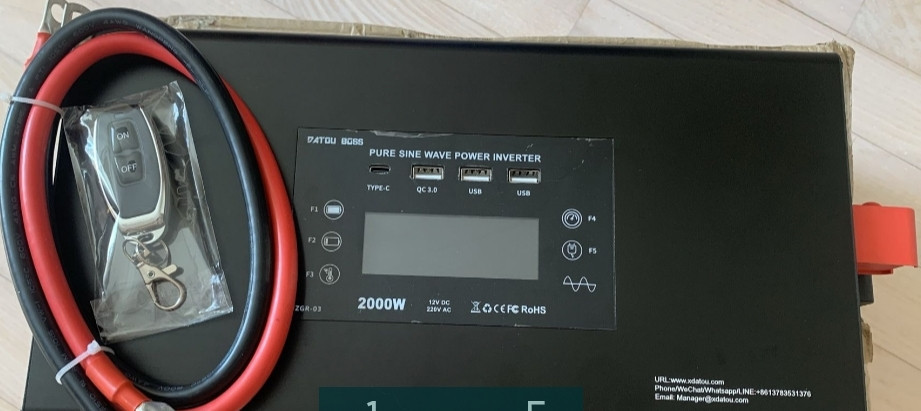 Инвертор чистый СИНУС DATOUBOSS 12в. 2000/4000 Киев - изображение 3