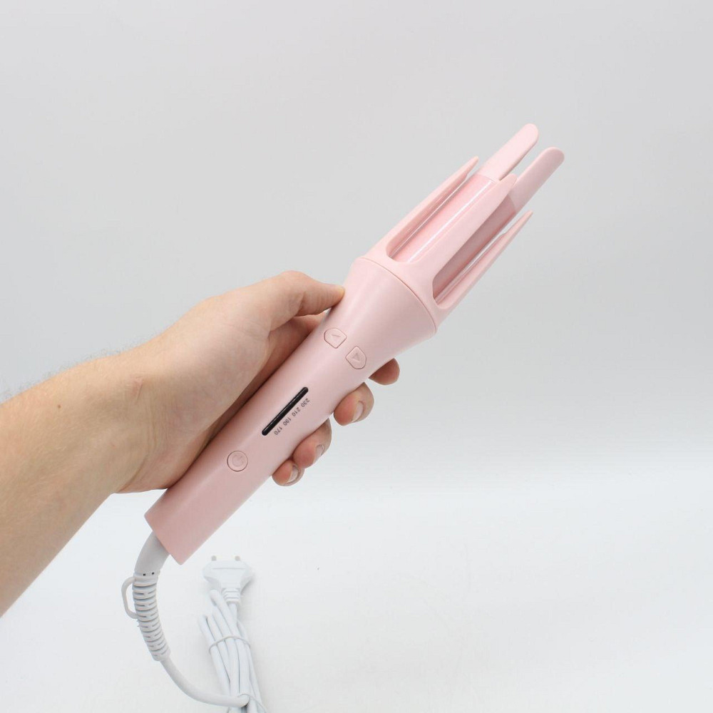 Автоматическая плойка для завивки волос,от сети,120Вт,34х 8х6 см,36018,Розовый Киев - изображение 9