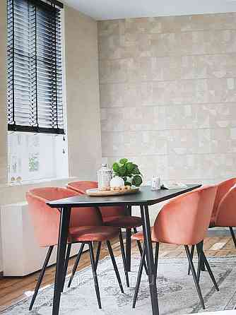 Шпалери вінілові на флізелін Rasch Riva 1.06х10 геометрія фігури бежеві пісочний золотисті 972511 Київ