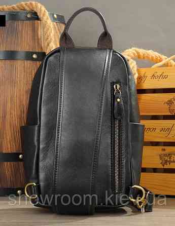 Мужская сумка на грудь (слинг), бананка Wild Leather (352) Киев