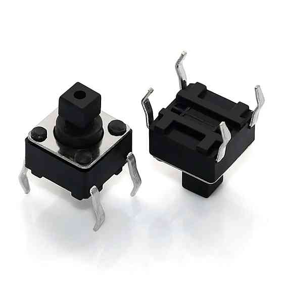 Тактовая кнопка 6x6 мм, 100 шт в наборе Киев