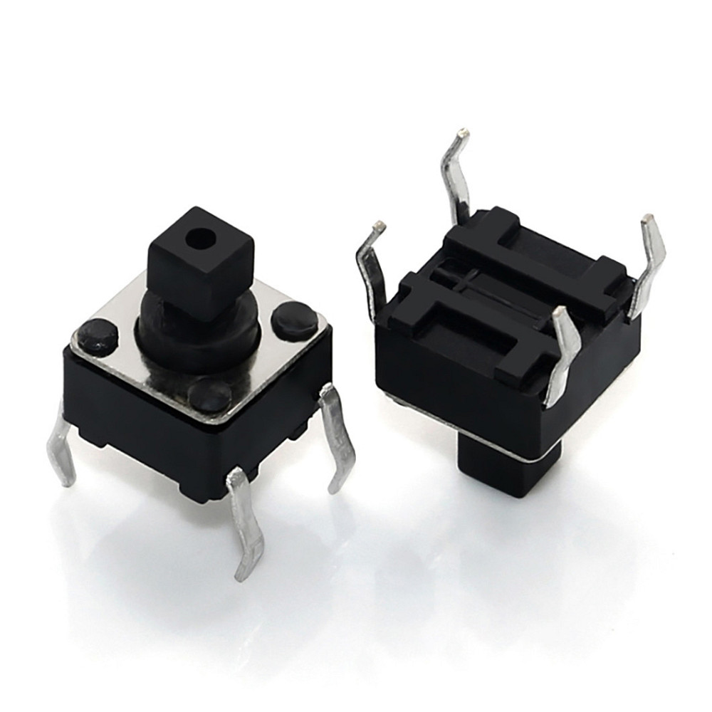 Кнопка тактова 6x6 мм, 100 шт, радіодеталі Київ - фото 1