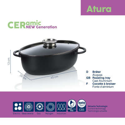 Гусятница Kela Atura 45х28 см 8 л (15173) Винница - изображение 3