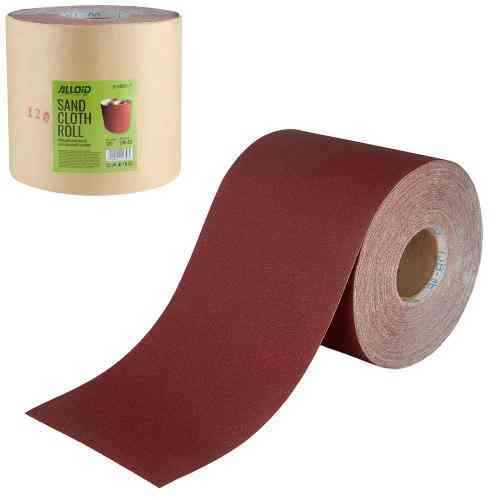 Наждачний папір на тканинній основі, 200мм х 50м, зерно 120, Alloid Одеса