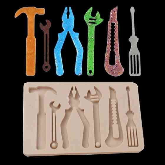 Молд силиконовый инструменты 106 на 68 мм серый Киев