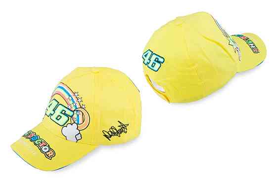 Бейсболка 46 VALENTINO ROSSI (желтая, 100% хлопок) Мукачево