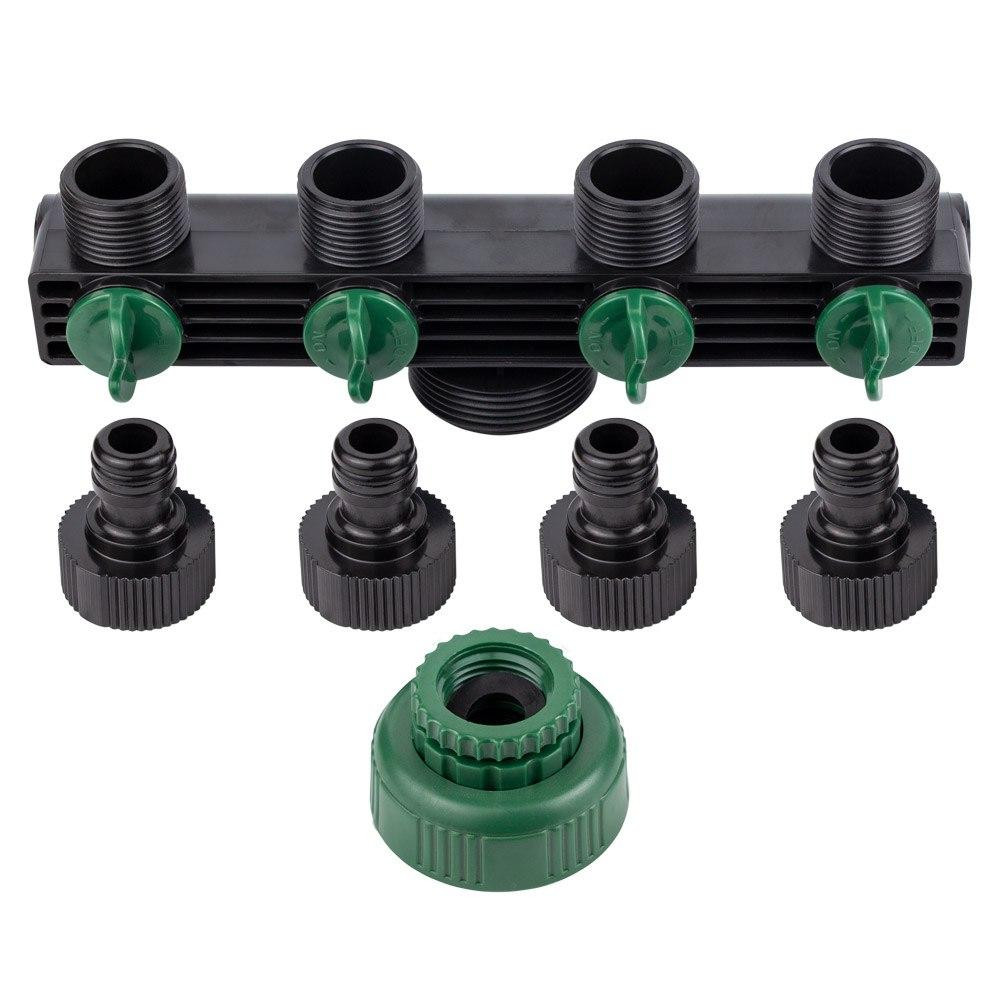 Кран распределительный с адаптерами 1/2